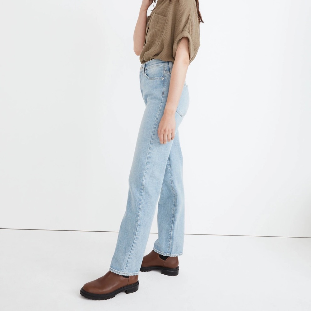 MADEWELL The Perfect Vintage Straight Leg Jean Sz 24 NWT $138